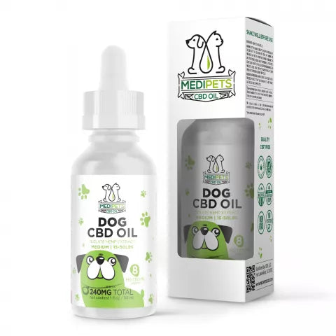 CBD Oil for Medium Dogs - 240MG - MediPets