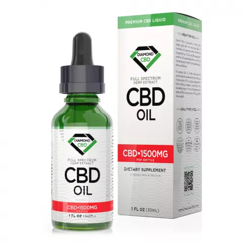 1500mg Full Spectrum CBD Oil - 100% Natural -Diamond