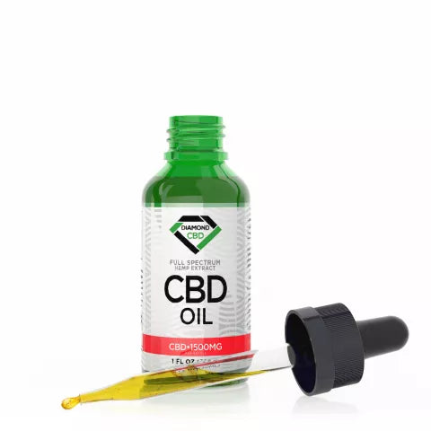 1500mg Full Spectrum CBD Oil - 100% Natural -Diamond